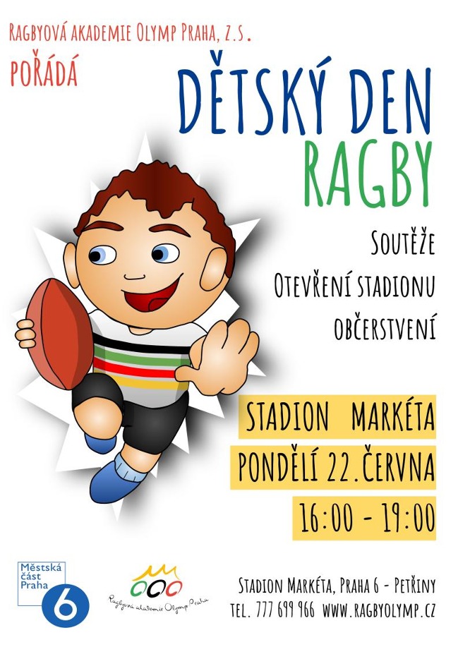 Dětský den - Ragby Olymp - Otevření stadionu